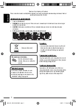 Preview for 2 page of JVC KD-DV5507 Instructions Manual