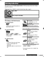 Предварительный просмотр 21 страницы JVC KD-DV6404 Instructions Manual