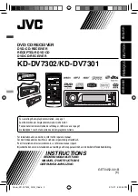 Предварительный просмотр 1 страницы JVC KD-DV7301 Instructions Manual