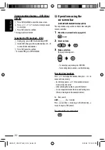 Preview for 22 page of JVC KD-DV7401 Instructions Manual