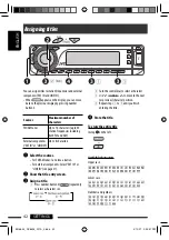 Предварительный просмотр 42 страницы JVC KD-DV8305 Instructions Manual