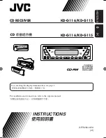 Предварительный просмотр 45 страницы JVC KD-G115 Instructions Manual