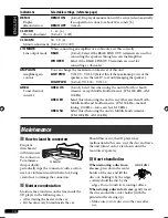 Предварительный просмотр 10 страницы JVC KD-G120 - Radio / CD Player Instructions Manual