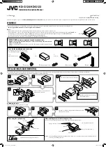 JVC KD-G123 Installation & Connection Manual предпросмотр