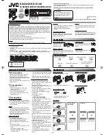 Предварительный просмотр 1 страницы JVC KD-G140 - Radio / CD Player Instructions & Installation Manual