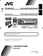 Предварительный просмотр 9 страницы JVC KD-G140 - Radio / CD Player Instructions & Installation Manual