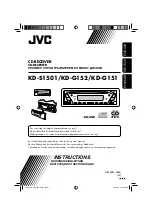 Preview for 1 page of JVC KD-G151 Instructions Manual