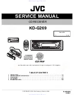 JVC KD-G269 Service Manual предпросмотр