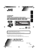 Предварительный просмотр 1 страницы JVC KD-G3 Instructions Manual