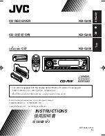 JVC KD-G305 Instructions Manual предпросмотр