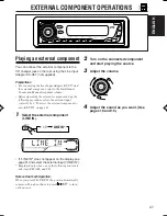 Предварительный просмотр 27 страницы JVC KD-G305 Instructions Manual