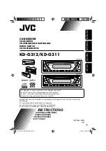 JVC KD-G311 (Dutch) Instructions Manual предпросмотр