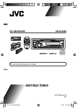 JVC KD-G396S Instruction Manual предпросмотр