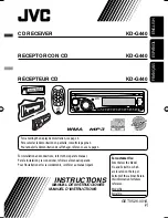 Предварительный просмотр 1 страницы JVC KD-G440 Instructions Manual