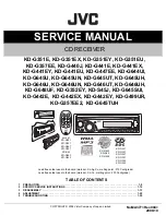 Preview for 1 page of JVC KD-G442EX Service Manual