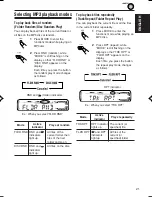 Предварительный просмотр 21 страницы JVC KD-G498 Instructions Manual