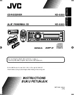 JVC KD-G525 Instructions Manual preview