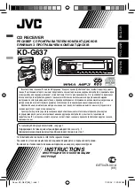 Preview for 1 page of JVC KD-G637 Instructions Manual