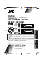 JVC KD-G701 (Spanish) Manual De Instrucciones предпросмотр