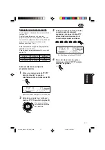 Предварительный просмотр 17 страницы JVC KD-G701 (Spanish) Manual De Instrucciones