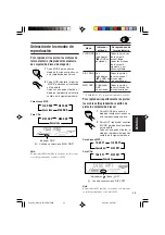 Предварительный просмотр 45 страницы JVC KD-G701 (Spanish) Manual De Instrucciones