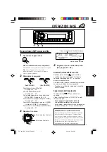 Предварительный просмотр 63 страницы JVC KD-G701 (Spanish) Manual De Instrucciones