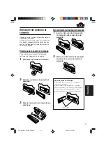 Предварительный просмотр 97 страницы JVC KD-G701 (Spanish) Manual De Instrucciones