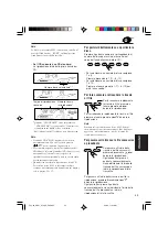 Предварительный просмотр 99 страницы JVC KD-G701 (Spanish) Manual De Instrucciones