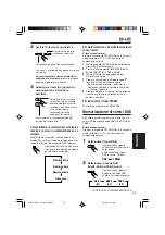 Предварительный просмотр 105 страницы JVC KD-G701 (Spanish) Manual De Instrucciones