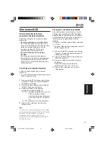 Предварительный просмотр 107 страницы JVC KD-G701 (Spanish) Manual De Instrucciones