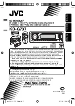 JVC KD-G737 Instructions Manual предпросмотр