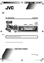 JVC KD-G744 Instructions Manual предпросмотр