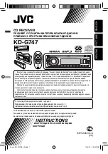 JVC KD-G747 Instructions Manual предпросмотр