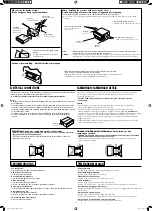 Предварительный просмотр 2 страницы JVC KD-G815 Installation And Connection Manual