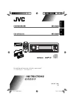 Предварительный просмотр 1 страницы JVC KD-G828 Instructions Manual