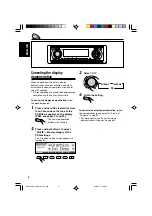 Предварительный просмотр 8 страницы JVC KD-LH1101 Instructions Manual