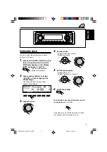 Предварительный просмотр 9 страницы JVC KD-LH1101 Instructions Manual