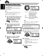 Предварительный просмотр 28 страницы JVC KD-LH1105 Instructions Manual