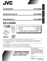 JVC KD-LH2000 Instructions Manual preview