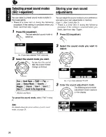 Предварительный просмотр 26 страницы JVC KD-LH2000 Instructions Manual