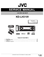 Предварительный просмотр 11 страницы JVC KD-LH310 Schematic Diagrams