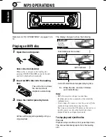 Предварительный просмотр 22 страницы JVC KD-LH3105 Instructions Manual