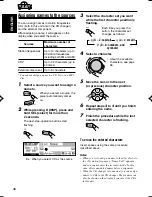 Предварительный просмотр 46 страницы JVC KD-LH3105 Instructions Manual