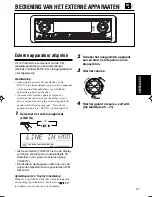 Предварительный просмотр 41 страницы JVC KD-LH5R (Dutch) Gebruiksaanwijzing