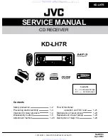 JVC KD-LH7R Service Manual предпросмотр