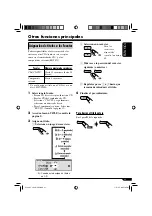 Предварительный просмотр 41 страницы JVC KD-LH911 (Spanish) Manual De Instrucciones