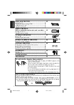 Предварительный просмотр 4 страницы JVC KD-LX10R Instructions Manual