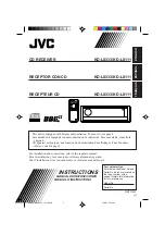 Предварительный просмотр 1 страницы JVC KD-LX111 Lcd Receiver