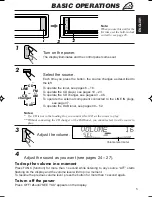 Предварительный просмотр 5 страницы JVC KD-LX3R Instructions Manual