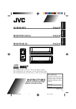 Предварительный просмотр 1 страницы JVC KD-LX50 Instructions Manual